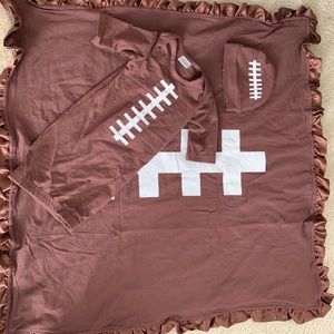 Football custom layette set